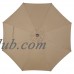 Sekey 9ft/2.7m Outdoor Umbrella Beige,Patio Umbrella Beige Market Umbrella Beige with tilt and crank,100% polyster,UV 50+   
